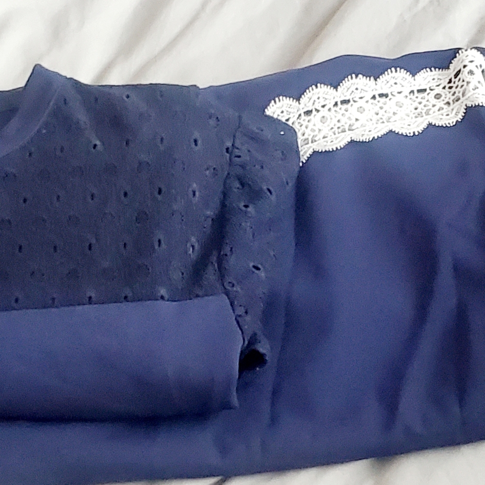 SHEIN Deep Blue Dress
